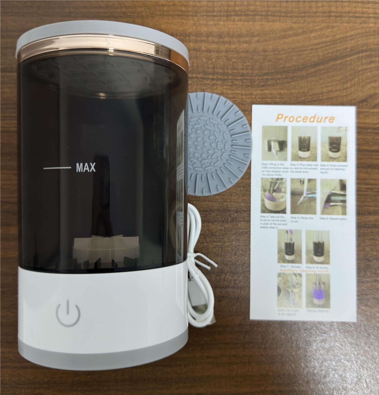 Automatic Make Up Brush Cleaner