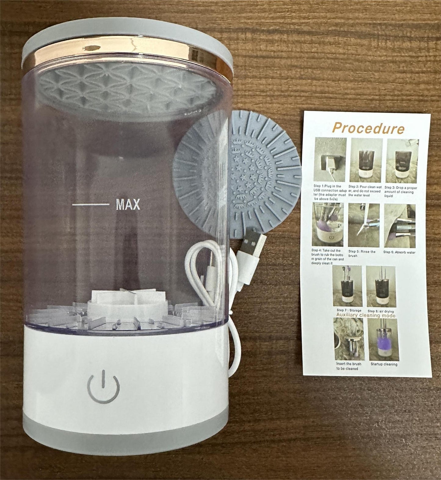 Automatic Make Up Brush Cleaner